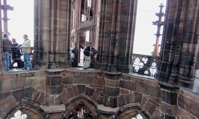 Besichtigung des Münsterturms.
